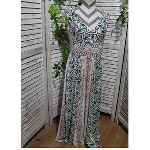 White House Black Market Cami top floral maxi dress